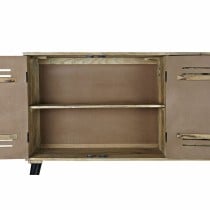 Sideboard DKD Home Decor Black Metal Mango wood 140 x 40 x 93 cm