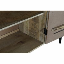 Sideboard DKD Home Decor Black Metal Mango wood 140 x 40 x 93 cm