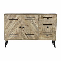 Sideboard DKD Home Decor Black Metal Mango wood 140 x 40 x 93 cm