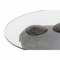 Petite Table d'Appoint DKD Home Decor Transparent Cuivre 80 x 50 x 37 cm