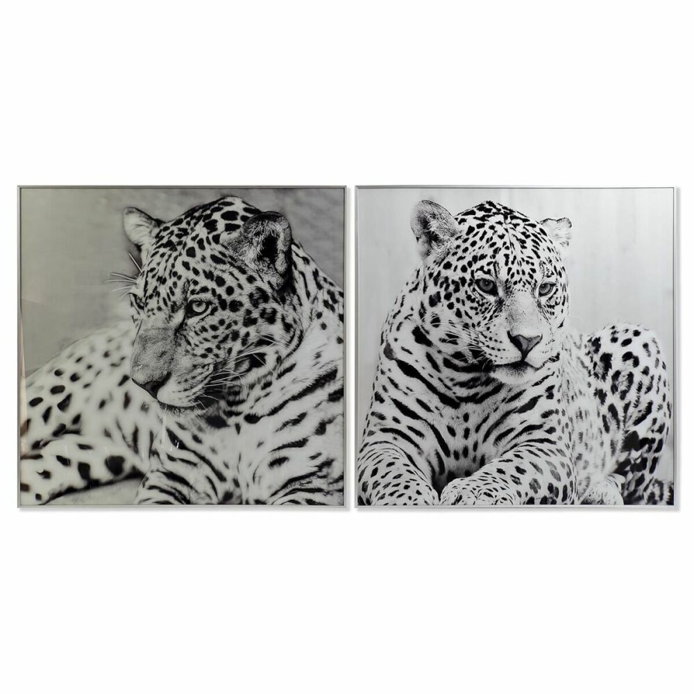 Painting DKD Home Decor Aluminium Crystal 100 x 2,5 x 100 cm