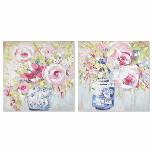 Leinwand DKD Home Decor Kiefer Leinwand 80 x 3 x 80 cm