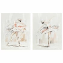Toile DKD Home Decor Pin Toile 80 x 3,7 x 100 cm
