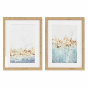 Bild DKD Home Decor abstrakt (30 x 2,5 x 40 cm) (2 Stück)