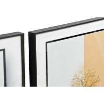 Satz mit 3 Bildern DKD Home Decor Aluminium Holz MDF 200 x 3 x 70 cm (3 Stücke)