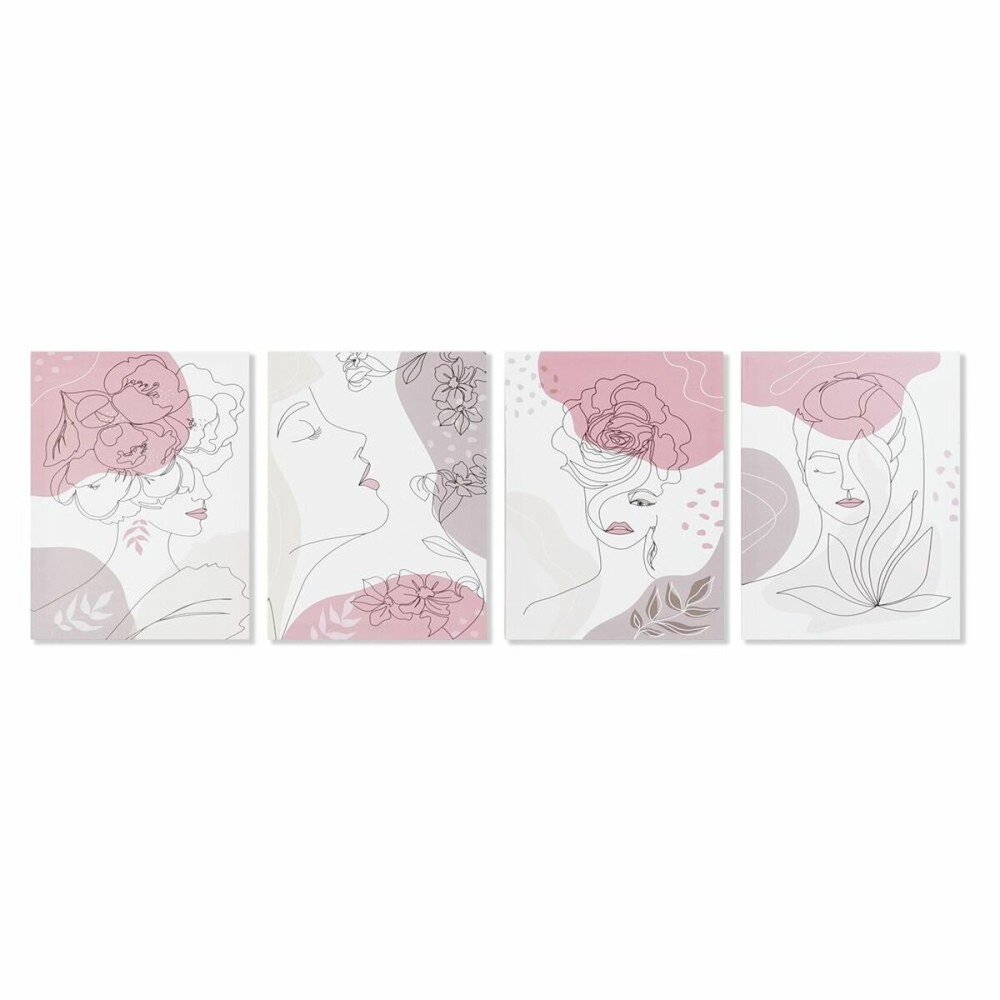 Toile DKD Home Decor Pin Toile 30 x 1,8 x 40 cm
