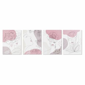 Leinwand DKD Home Decor Kiefer Leinwand 30 x 1,8 x 40 cm