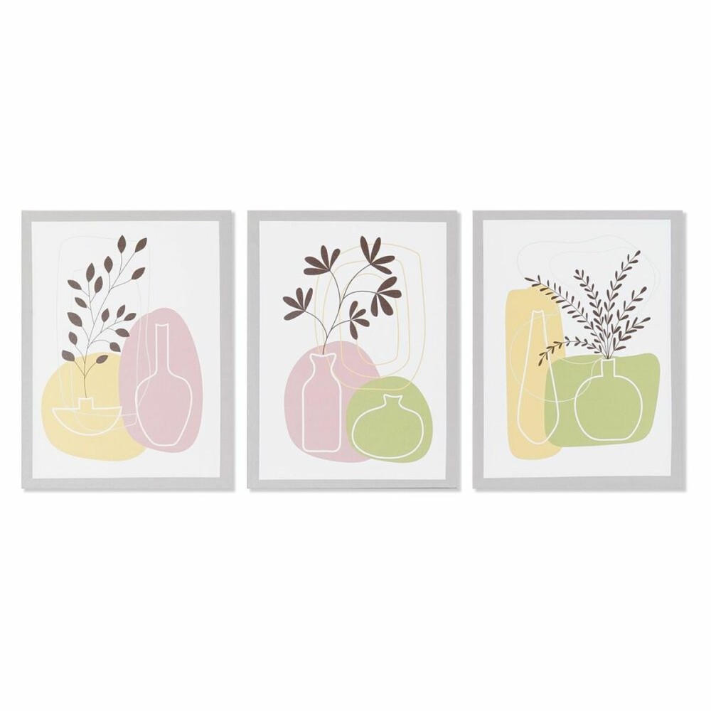 Leinwand DKD Home Decor Kiefer Leinwand 30 x 1,8 x 40 cm