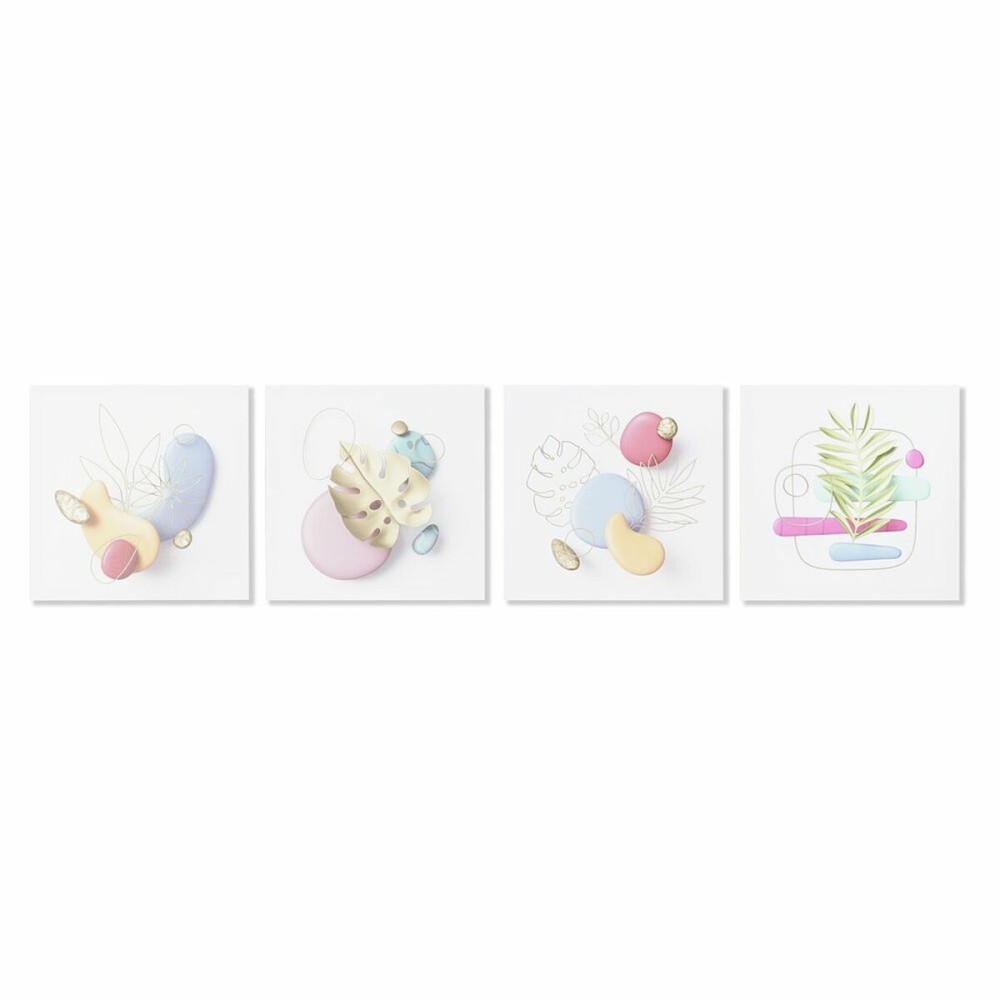 Toile DKD Home Decor Toile Bois MDF 40 x 1,8 x 40 cm