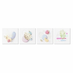 Toile DKD Home Decor Toile Bois MDF 40 x 1,8 x 40 cm