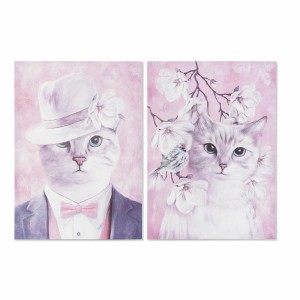 Leinwand DKD Home Decor Kiefer Leinwand 50 x 1,8 x 70 cm