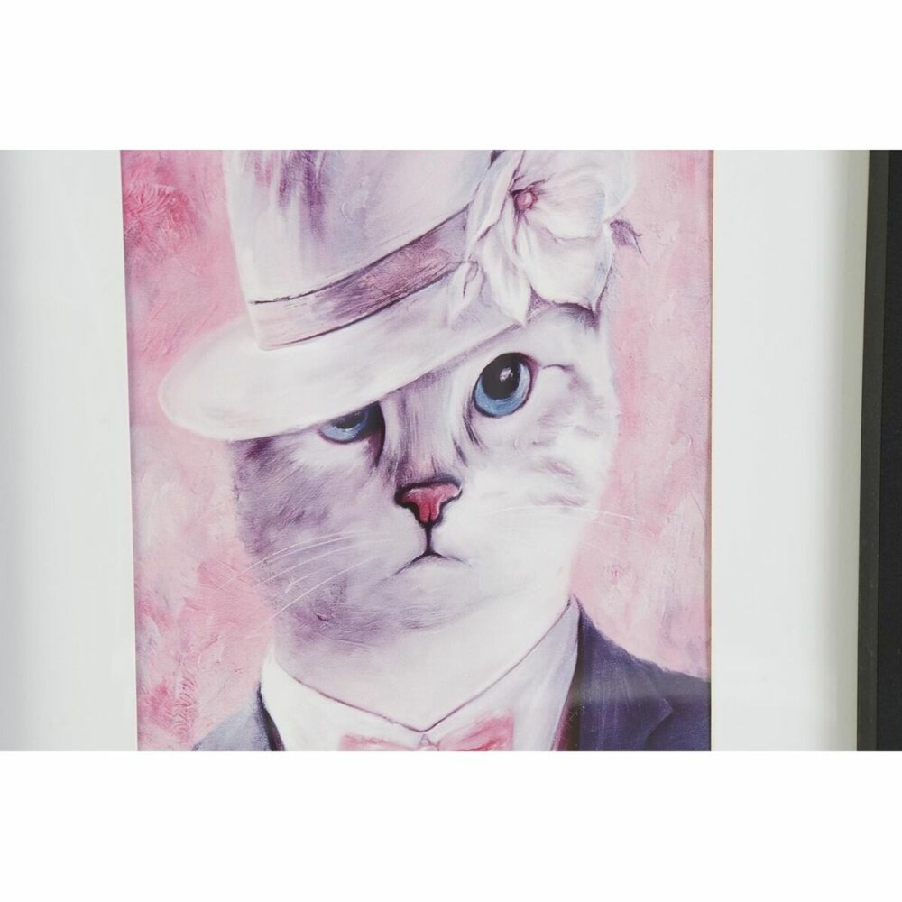 Bild DKD Home Decor Katzen (35 x 2,5 x 45 cm) (35 x 2 x 45 cm) (4 Stück)