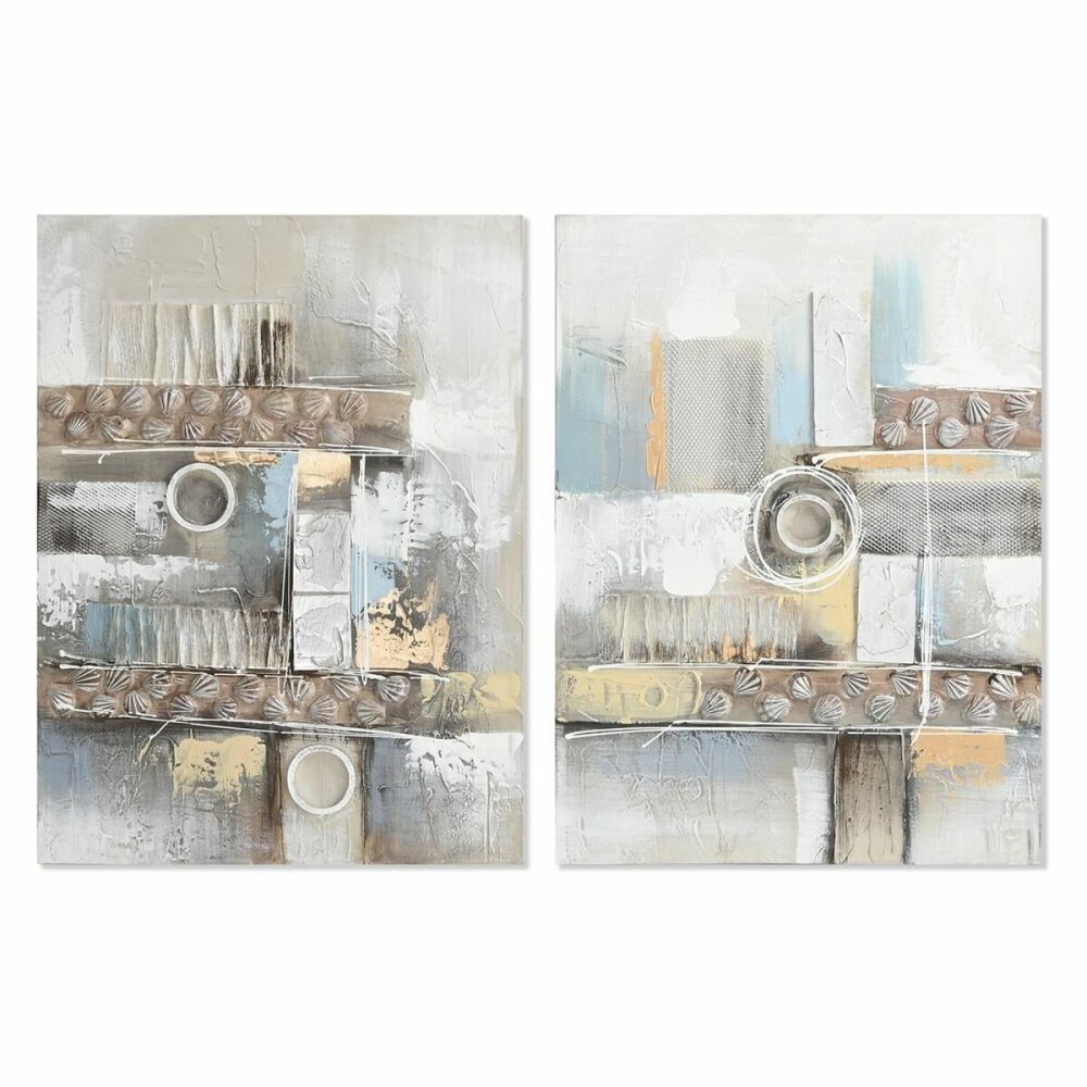 Toile DKD Home Decor Toile Bois MDF 60 x 3 x 80 cm