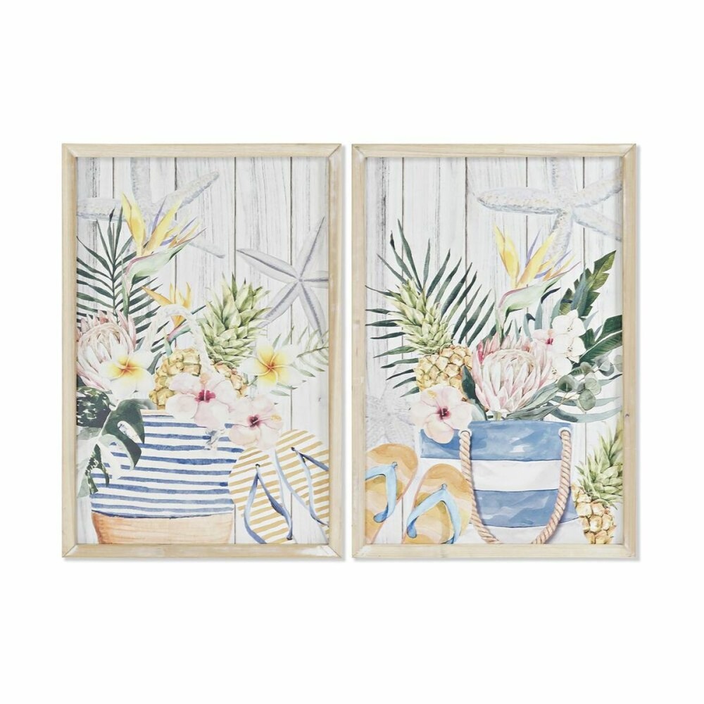 Cadre DKD Home Decor Bois MDF 40 x 1,8 x 60 cm