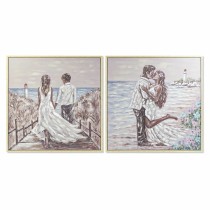 Toile DKD Home Decor polystyrène Toile 100 x 4 x 100 cm