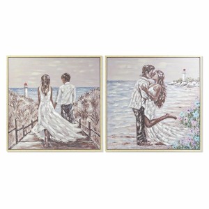 Toile DKD Home Decor polystyrène Toile 100 x 4 x 100 cm
