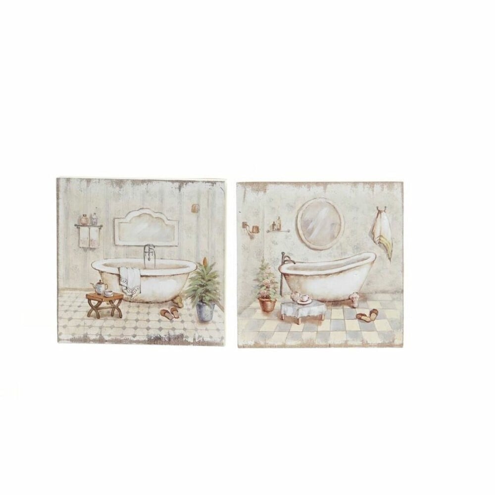 Bild DKD Home Decor Holz MDF 20 x 3 x 20 cm