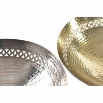 Centerpiece DKD Home Decor Copper Golden Aluminium 34 x 34 x 20 cm (2 Units)