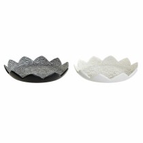 Centerpiece DKD Home Decor White Black Beige Grey Resin 39 x 39 x 7 cm (2 Units)