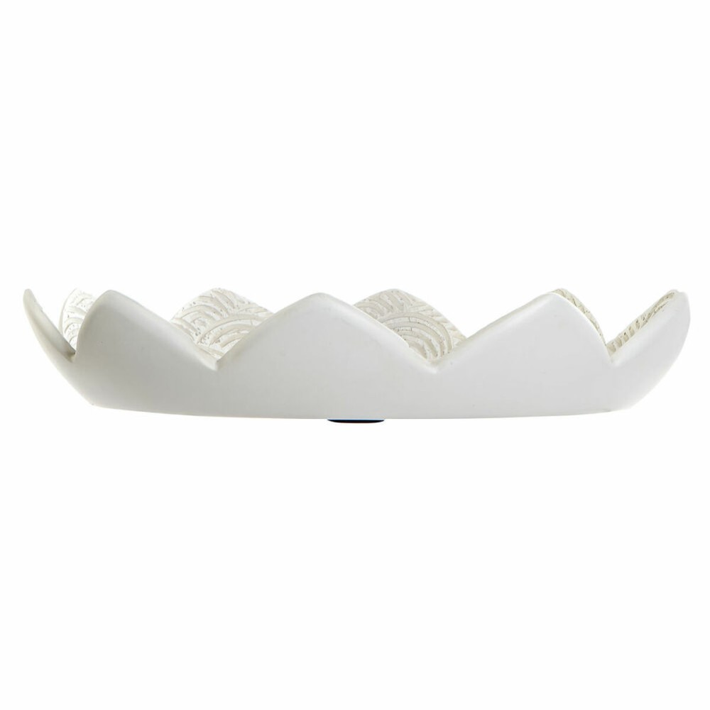 Centerpiece DKD Home Decor White Black Beige Grey Resin 39 x 39 x 7 cm (2 Units)