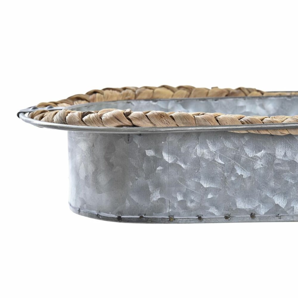 Centerpiece DKD Home Decor Brown Grey Iron 51 x 26 x 7 cm (2 Units)