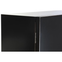 Cupboard DKD Home Decor 110 x 50 x 180 cm Black Metal Poplar