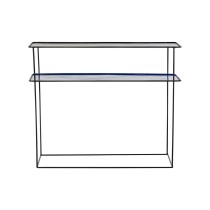 Set of furniture DKD Home Decor Blue Black 70 x 27 x 45 cm 40 x 27 x 45 cm 80 x 27 x 65 cm 80 x 27,5 x 65 cm