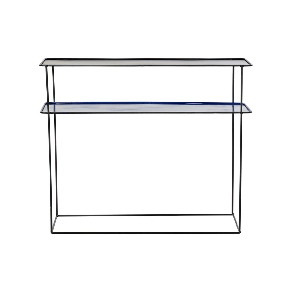 Set of furniture DKD Home Decor Blue Black 70 x 27 x 45 cm 40 x 27 x 45 cm 80 x 27 x 65 cm 80 x 27,5 x 65 cm