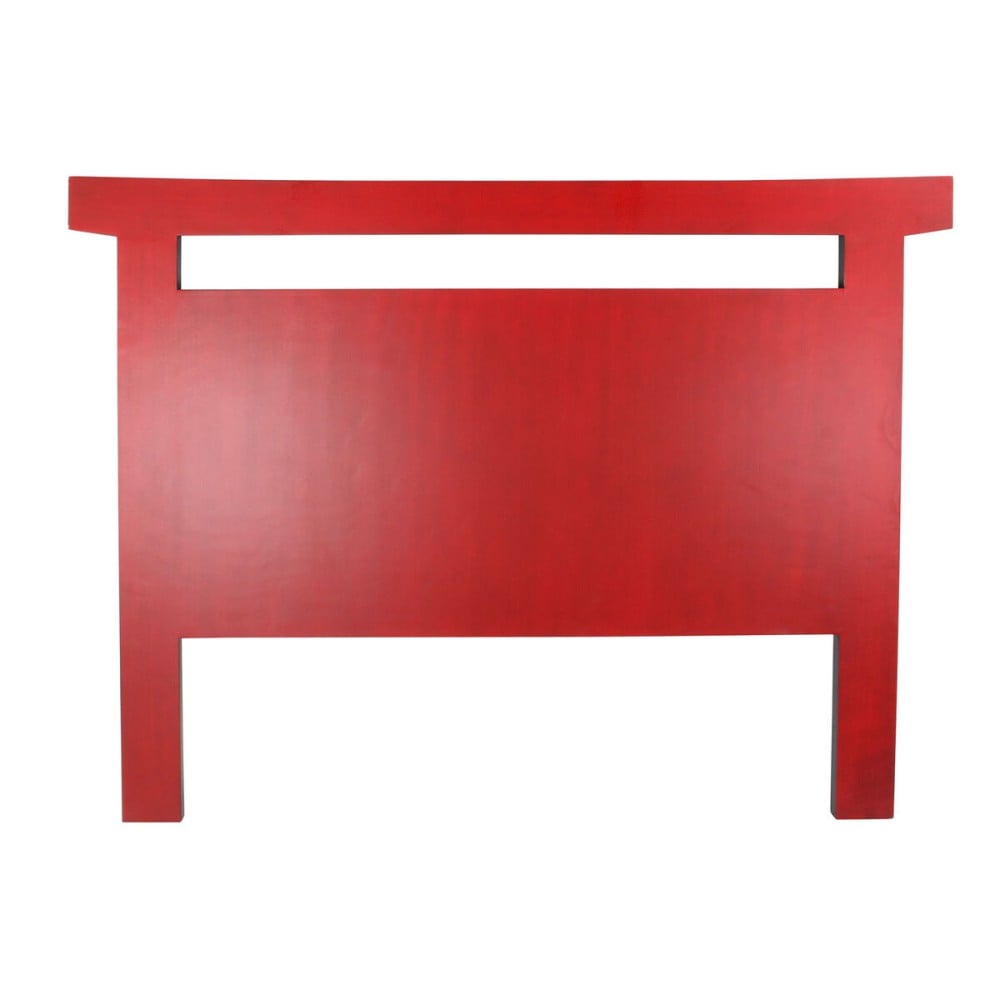 Kopfende des Betts DKD Home Decor Schwarz Rot Holz Tanne Holz MDF 160 x 4 x 120 cm