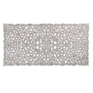 Tête de lit DKD Home Decor Blanc Naturel Bois Bois MDF 160 x 3,5 x 80 cm