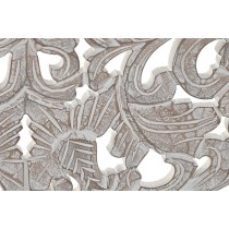 Tête de lit DKD Home Decor Blanc Naturel Bois Bois MDF 160 x 3,5 x 80 cm
