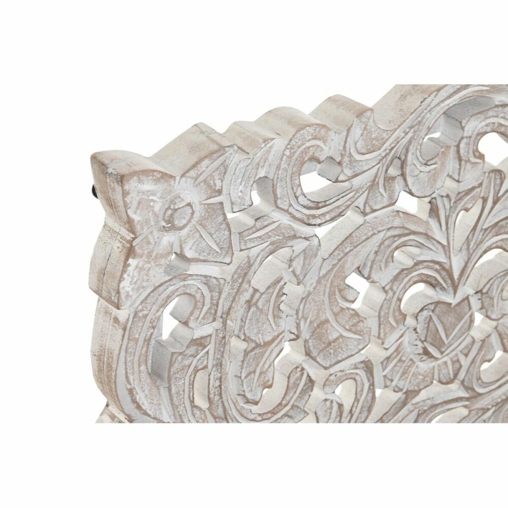 Tête de lit DKD Home Decor Blanc Naturel Bois Bois MDF 160 x 3,5 x 80 cm