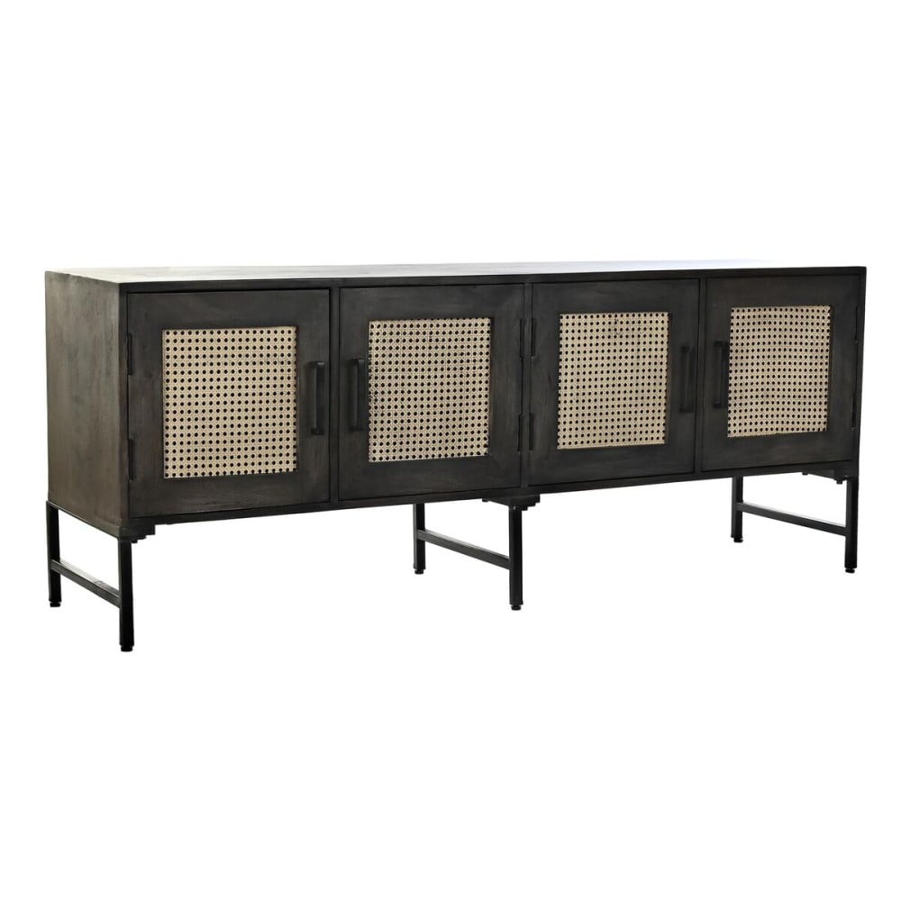 Sideboard DKD Home Decor Brown Rattan Mango wood 155 x 40 x 61,5 cm