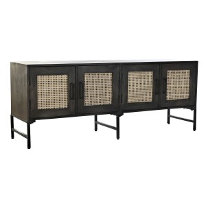 Sideboard DKD Home Decor Brown Rattan Mango wood 155 x 40 x 61,5 cm