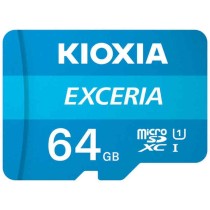 Carte Mémoire Micro SD avec Adaptateur Kioxia Exceria UHS-I Cours 10 Bleu