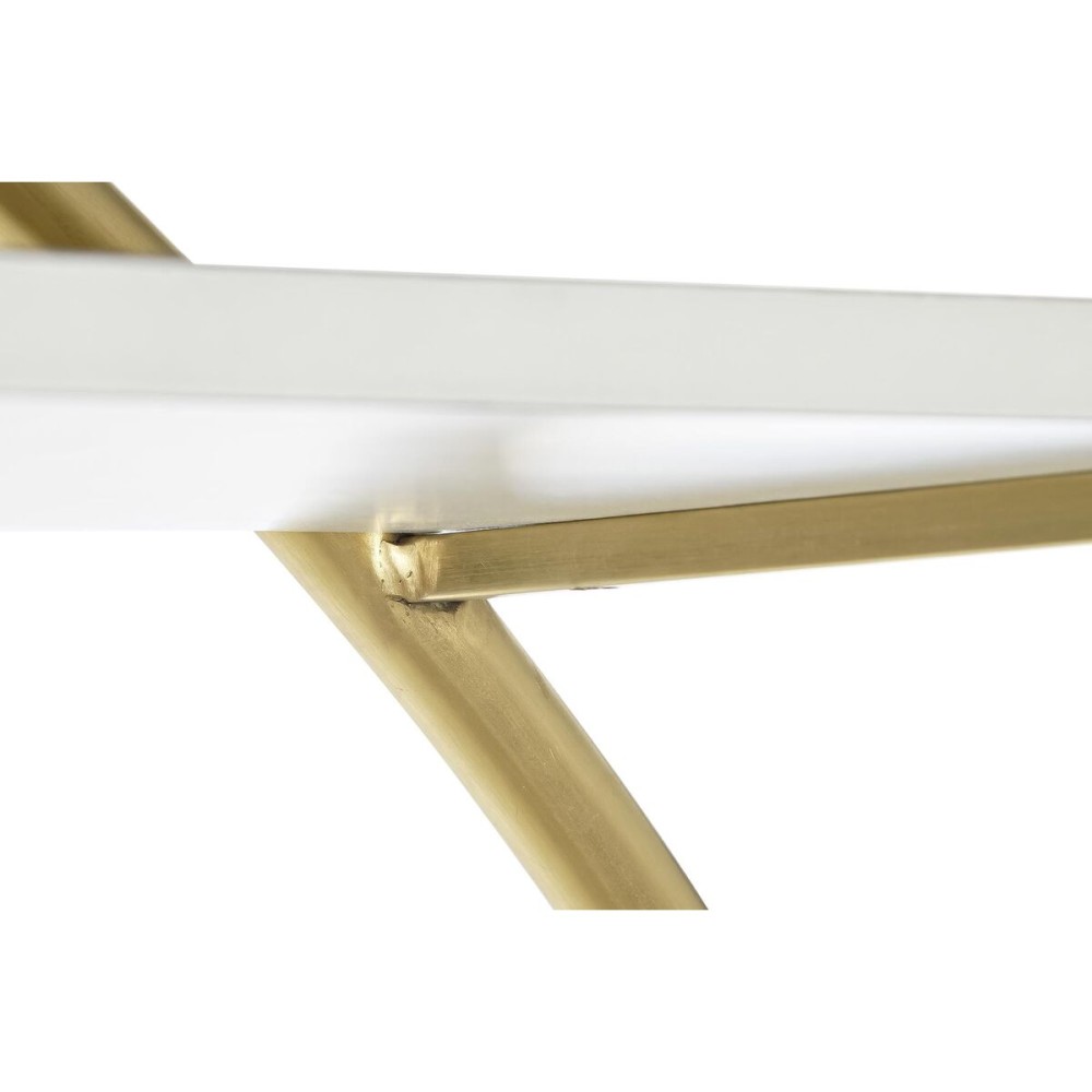 Shelves DKD Home Decor 160 x 35 x 180 cm Golden Metal White Poplar
