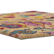 Paillasson DKD Home Decor Caoutchouc Multicouleur 2 Unités Fibres de coco (60 x 40 x 1,5 cm)