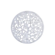 Décoration murale DKD Home Decor Arbre MDF Blanc (80 x 2 x 80 cm)