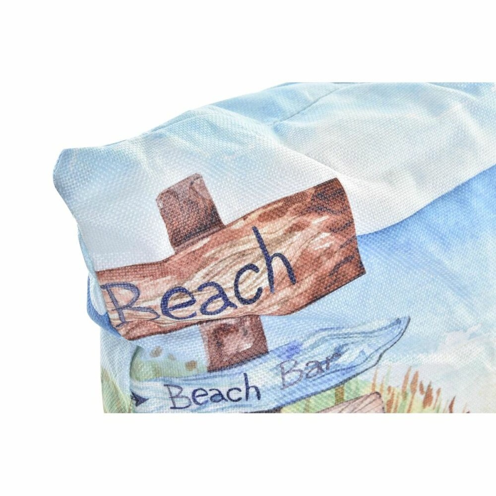 Kissen DKD Home Decor Strand Polyester Aluminium Bunt Mediterraner (45 x 10 x 45 cm) (2 Stück)