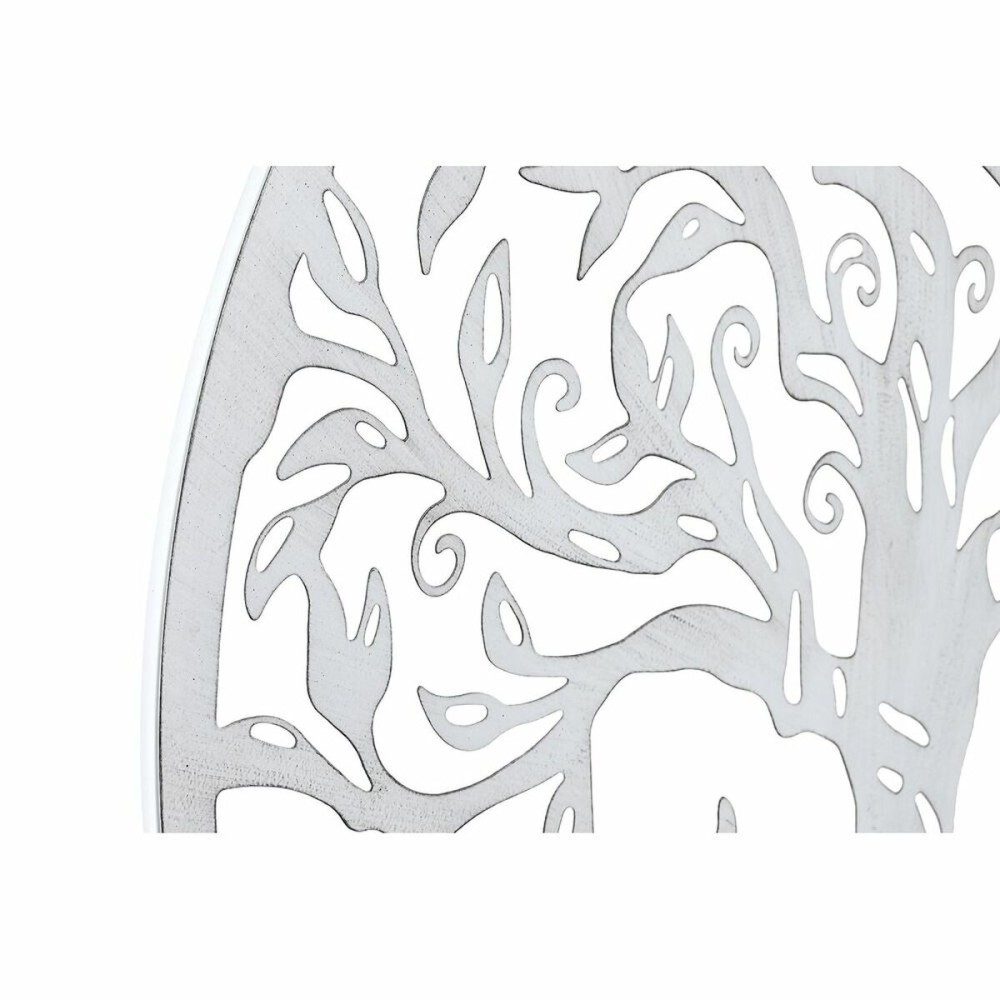 Décoration murale DKD Home Decor Noir Métal Blanc Indien Lune (2 Unités) (60 x 1 x 60 cm)