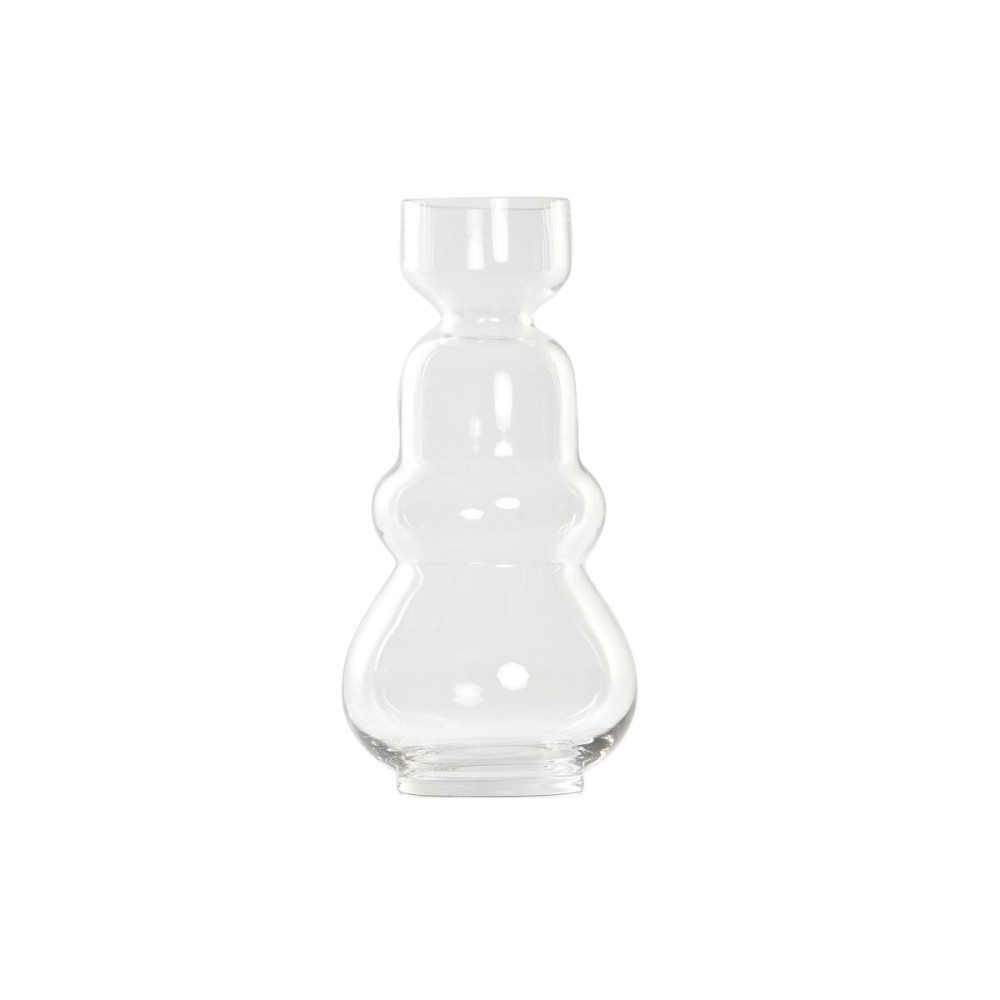 Vase DKD Home Decor Crystal Transparent Modern (14 x 14 x 30 cm)