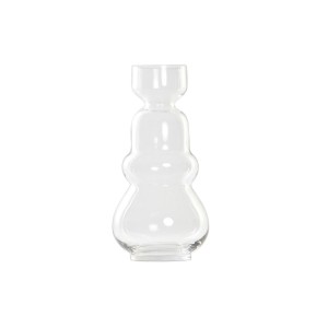 Vase DKD Home Decor Kristall Durchsichtig Moderne (14 x 14 x 30 cm)