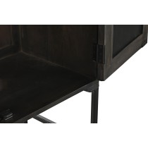 Sideboard DKD Home Decor Brown Black Mango wood 85 x 40 x 162,5 cm