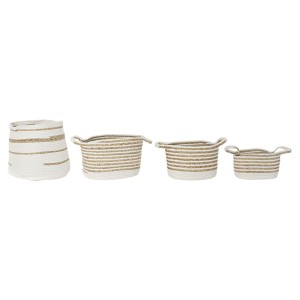 Set de basket DKD Home Decor Herbier marin Boho 36 x 36 x 34 cm