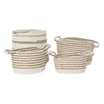 Korb-Set DKD Home Decor Seegras Boho 36 x 36 x 34 cm