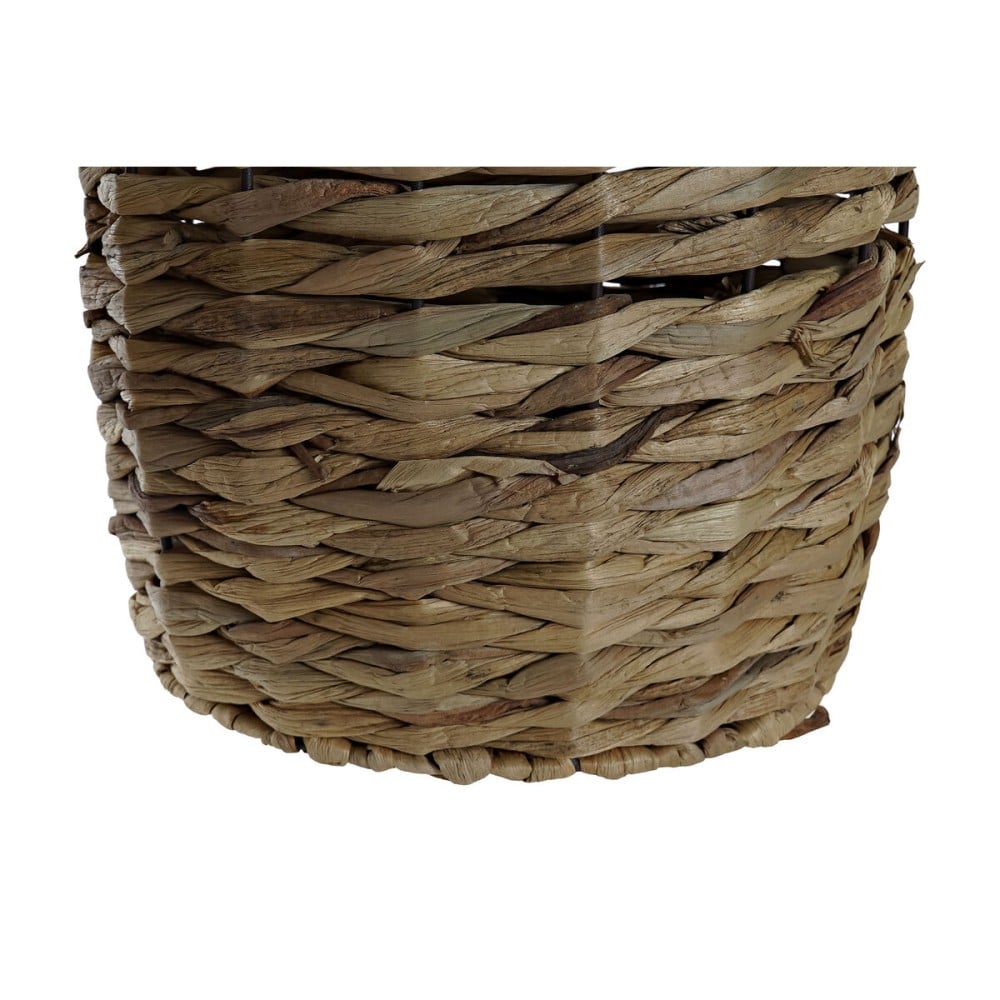 Korb-Set DKD Home Decor grün natürlich Boho 33 x 33 x 40 cm Rattan 4 Kg 2 Stücke