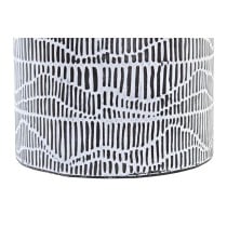 Set de basket DKD Home Decor Blanc Marron Noir Corde Fer 4 Kg (2 Pièces)