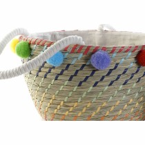 Set de basket DKD Home Decor Pompons Boho 57 x 45 x 42,5 cm