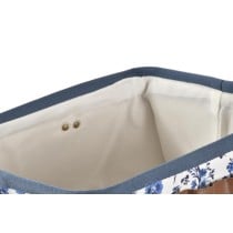 Boîte de rangement DKD Home Decor Bleu Blanc 40 x 30 x 30 cm