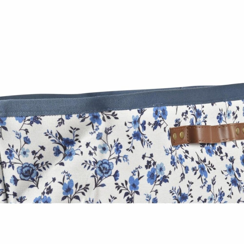 Boîte de rangement DKD Home Decor Bleu Blanc 40 x 30 x 30 cm